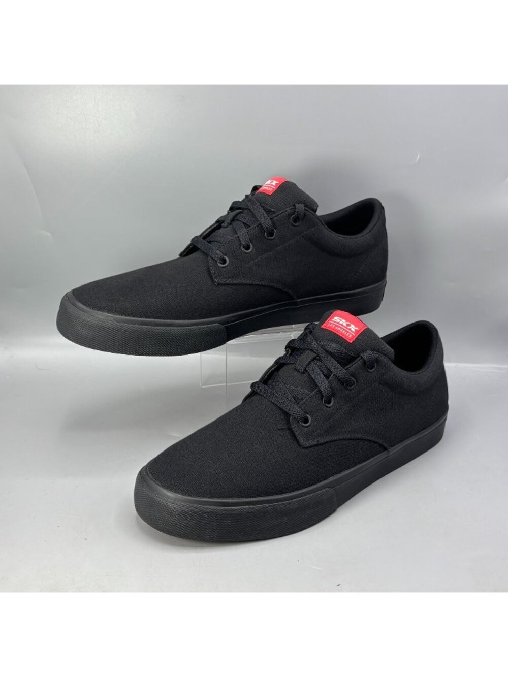 Skechers SKX SC Glendora Sneakers Mens 12 Black Canvas Training Lace Up 237043